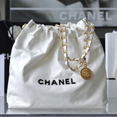 22Bag小號 白色/黑扣