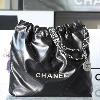 22Bag 黑色/砂銀扣 小號