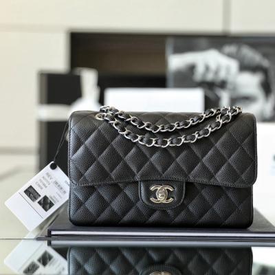 CF23荔枝紋牛皮 黑銀