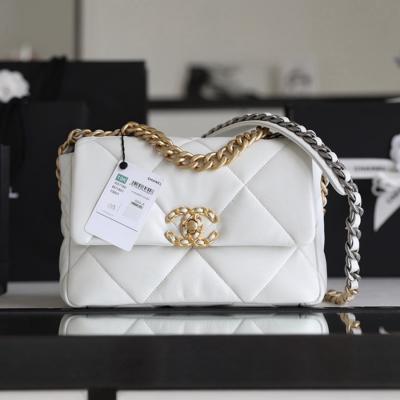 19Bag 白色 金扣 26CM