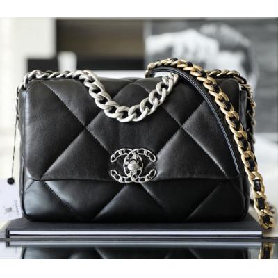 19Bag 黑色 銀扣 山羊皮 小號26CM