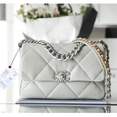 19Bag 白色 銀扣 30CM