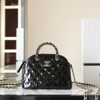 小香 23S春夏 漆皮貝殼包 黑色