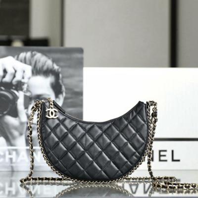 小香 23P春夏半月包/流浪Hobo 黑色 小號