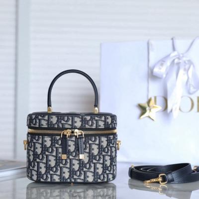 CD Signature Vanity 小號 藍色 Oblique印花