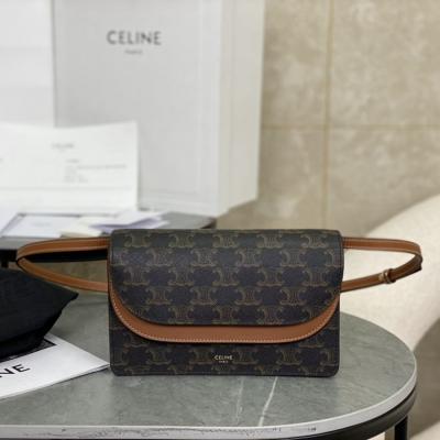 celine經典WOC老花黑