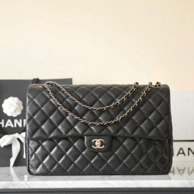 24c Maxi CF40機場包 黑色 淡金