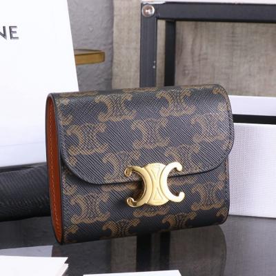 CE老花三折錢包