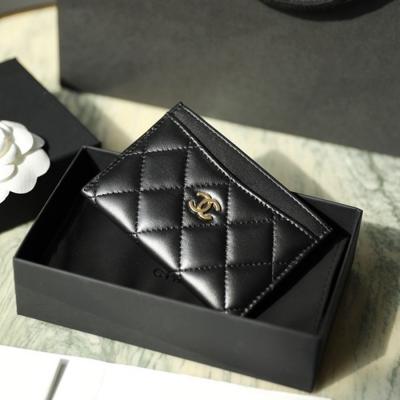 小香 Cardholder羊皮黑金 卡套