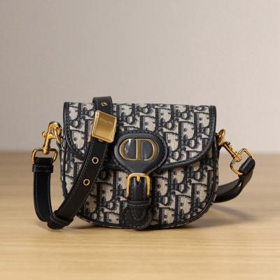 DIOR BOBBY 小號 手袋 藍色 Oblique 印花