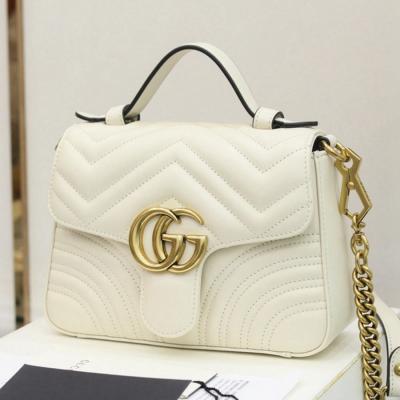 GG Marmont系列Mini手提包 白色