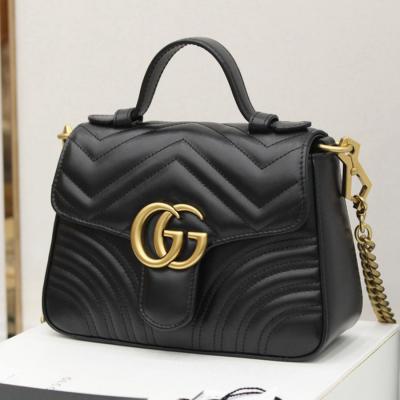 GG Marmont系列Mini手提包 黑色