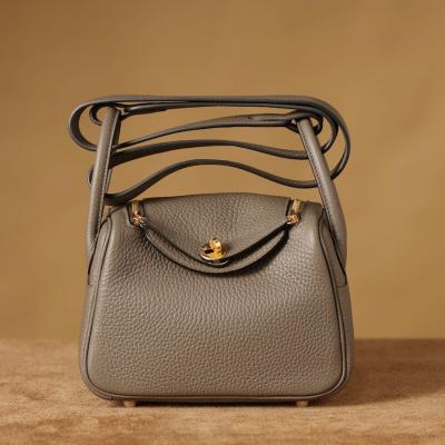 H Lindy Mini 19CM 錫器灰色金扣