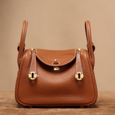 H Lindy Mini 19CM 金棕色金扣