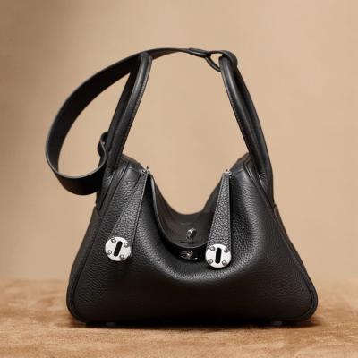 H Lindy 26CM 黑色銀扣