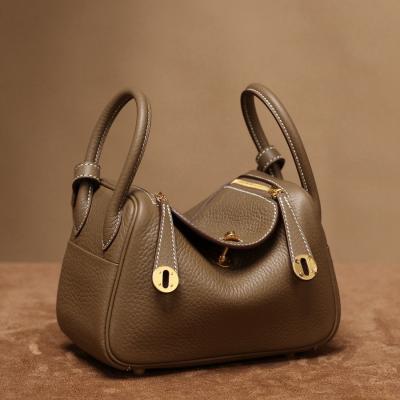 H Lindy Mini 19CM 大象灰金扣