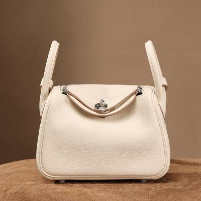 H Lindy Mini 19CM 奶昔白銀扣