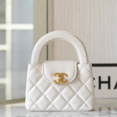 小香 23K秋冬 Kelly鏈條包 小號白色