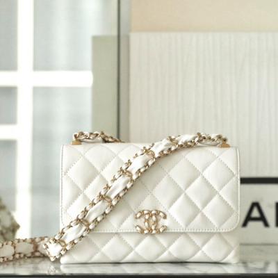 小香 23K秋冬 19系列風琴包 白色