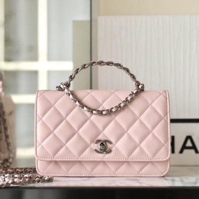 小香 23K秋冬 23K水鑽手柄WOC 淡粉