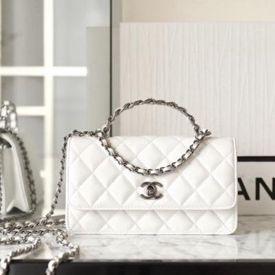 小香 23K秋冬 23K水鑽風琴小包白