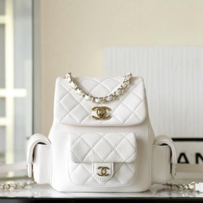 小香 23K坦克雙肩背包 白色小號