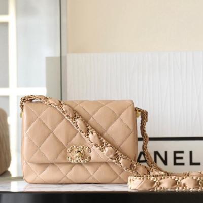 小香 23K秋冬 19系列口蓋包 奶茶色