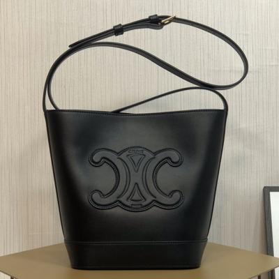 CUIR Triomphe小號光滑牛皮水桶包