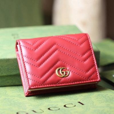 GG Marmont系列卡包 466492 紅色