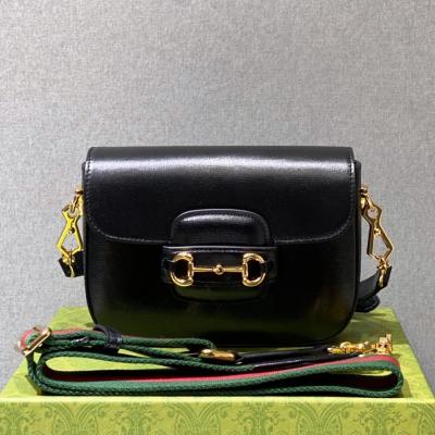 Horsebit1955小號經典馬街扣馬鞍包黑色