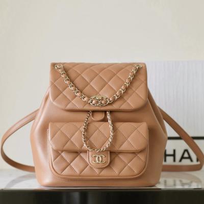 24P春夏新色 Duma雙肩背包 焦糖色