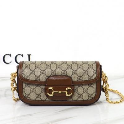 735178 Horsebit 1955 法棍包 焦糖色