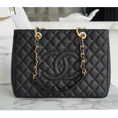 小香 GST 購物袋黑金