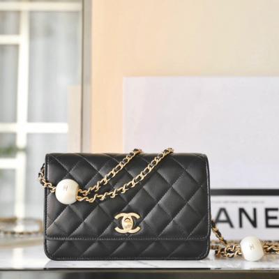 小香雙珍珠WOC黑金