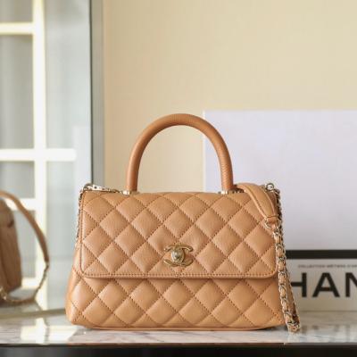 24P Coco Handle焦糖 蜥蜴紋手柄小號