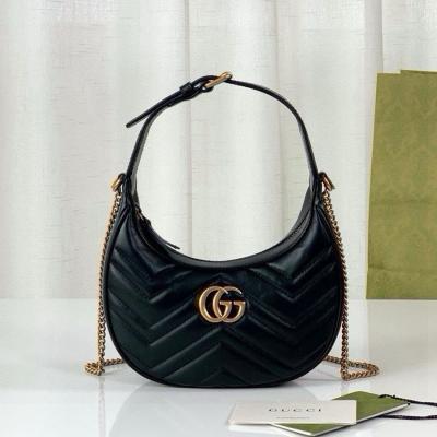 Marmont系列半月包 黑色 699514