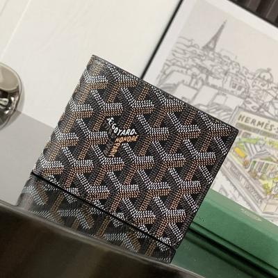 SAINT-FLORENTIN 二折八卡男士錢包 黑色