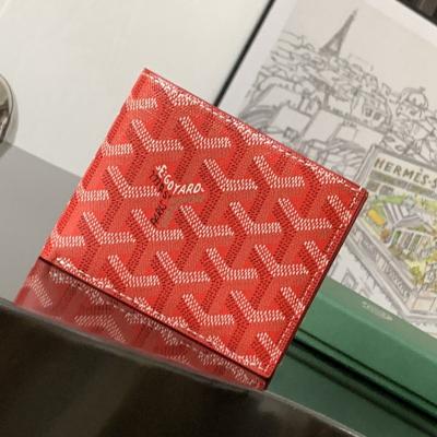 SAINT-FLORENTIN 二折八卡男士錢包 紅色