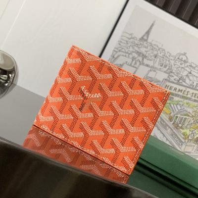 SAINT-FLORENTIN 二折八卡男士錢包 橙色