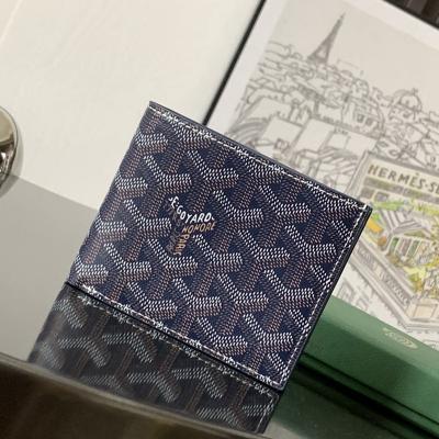 SAINT-FLORENTIN 二折八卡男士錢包 深藍