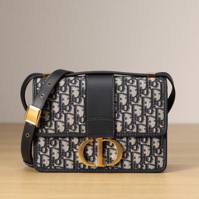 30 Montaigne 蒙田 藍色 Oblique 印花