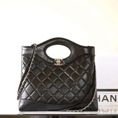 31Bag小號亮面小羊皮 黑色