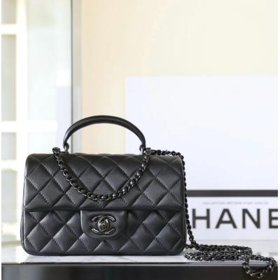 24A手柄CF So Black CF大Mini手提包