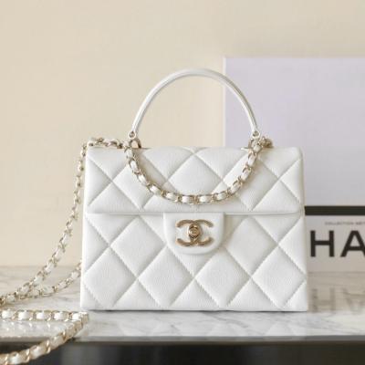 24P 小球紋Kelly白色 小號