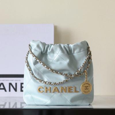 24P新色22Bag Mini霜淇淋藍