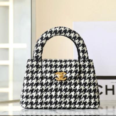 24A Kelly手提包大號千鳥格