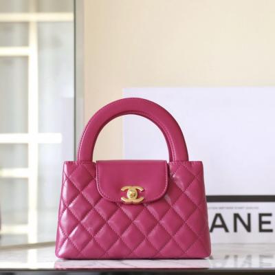 24A Kelly手提包大號紫紅色