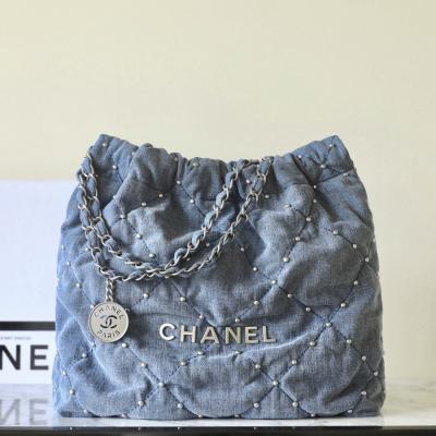 24S 22Bag 丹寧牛仔鉚釘包 小號