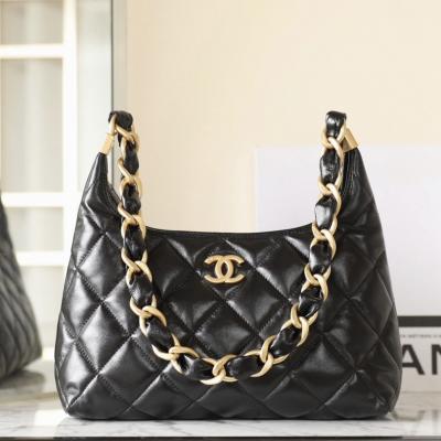 24A 流浪腋下包 中號黑色