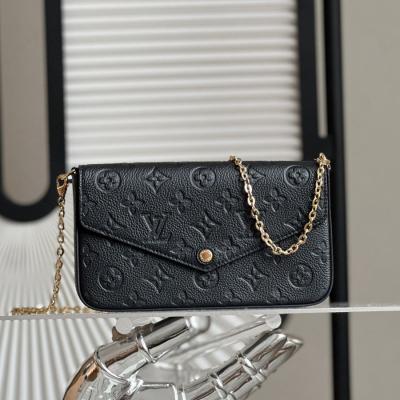 M64064 Felicie Pochette三合一鏈條包黑色